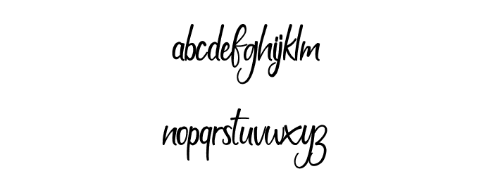 Patlystic Font LOWERCASE