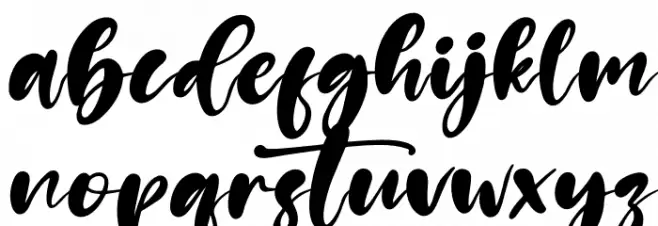 Patria Vista Italic फ़ॉन्ट लोअरकेस