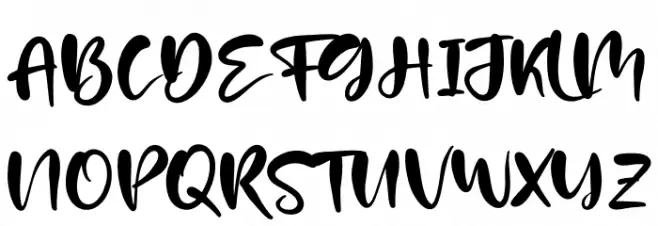 Patria Vista Font UPPERCASE