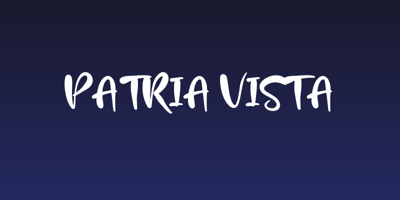 Patria Vista Social Header