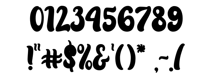 Patric Zihva Font OTHER CHARS