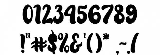 Patric Zihva Font OTHER CHARS