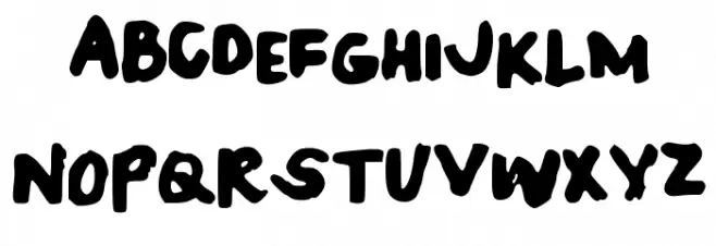 PatricesHandwriting Fonte MAIÚSCULAS