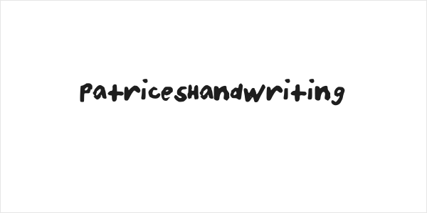 PatricesHandwriting Logo