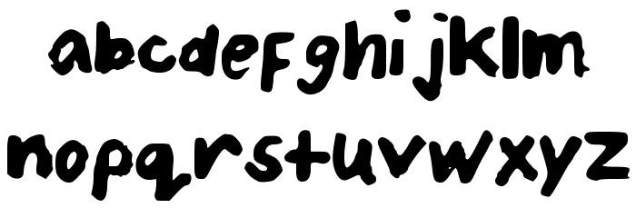 PatricesHandwriting Font LOWERCASE