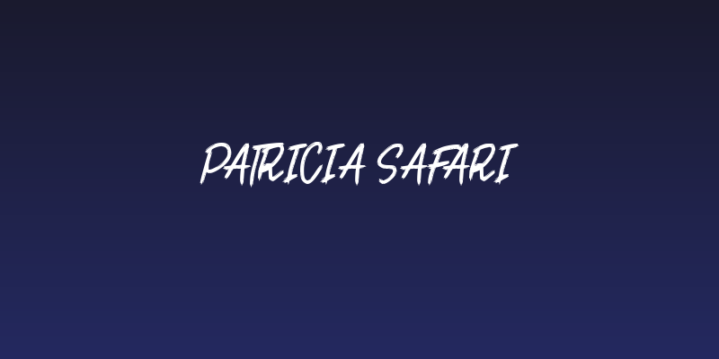 Patricia Safari Social Header