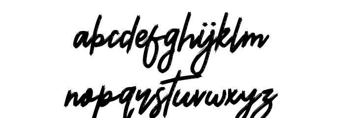 Patricia Safari Font LOWERCASE