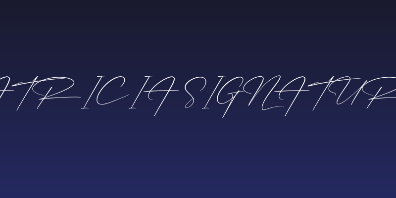 Patricia Signature Social Header