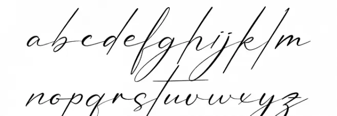 Patricia Signature Fuentes MINÚSCULAS