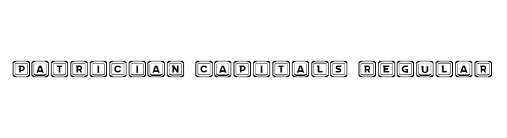 Patrician Capitals Regular फ़ॉन्ट