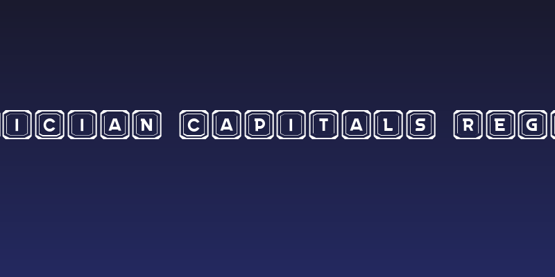 Patrician Capitals Regular Social Header