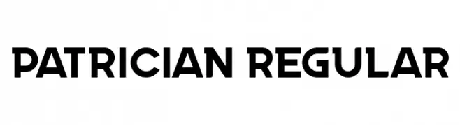 Patrician Regular  font caratteri gratis