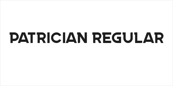 Patrician Regular Logo