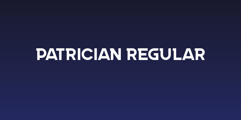 Patrician Regular Social Header
