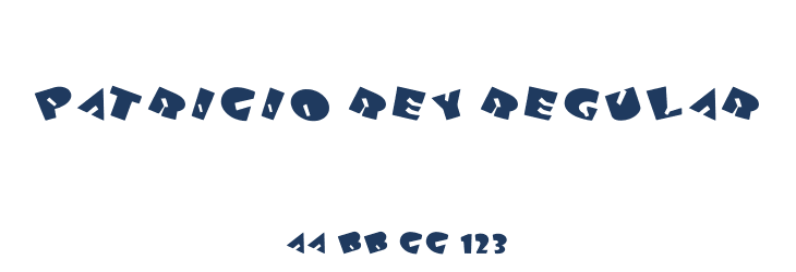 Patricio Rey Regular Font Preview