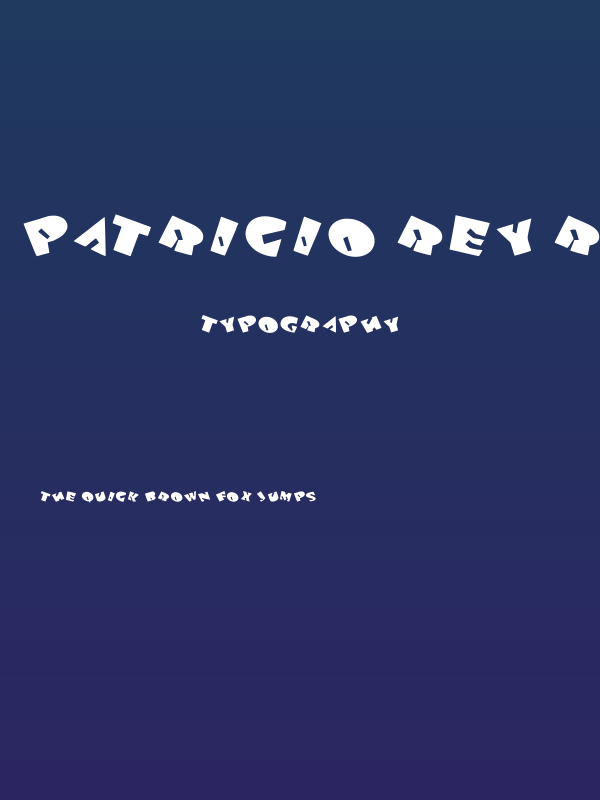 Patricio Rey Regular Poster