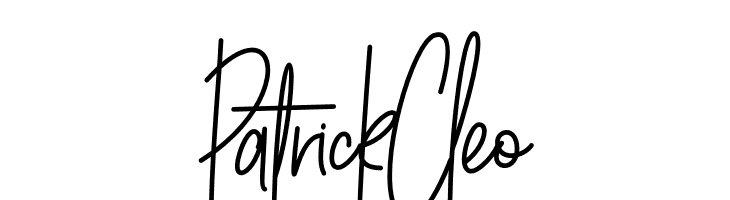 Patrick Cleo  les polices de caractères gratuit tlcharger