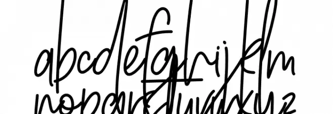 Patrick Cleo Schriftart Kleinbuchstaben