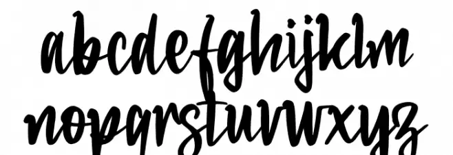 Patrick Hinton फ़ॉन्ट लोअरकेस