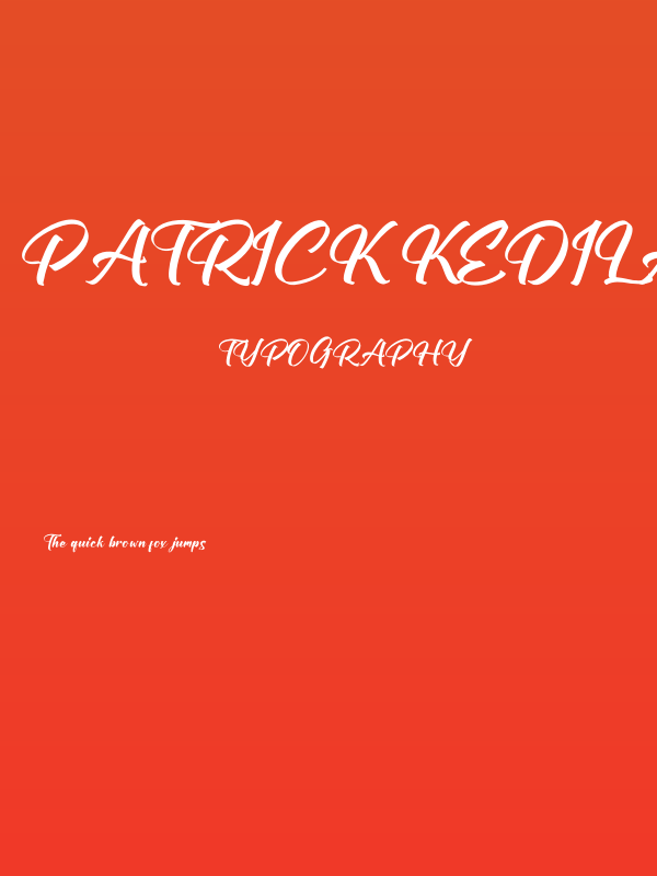 Patrick Kedilay Poster