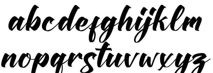 Patrick Kedilay Font LOWERCASE