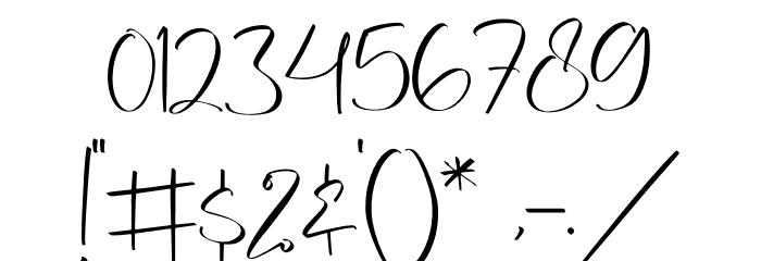 Patrick Rastelo Font OTHER CHARS