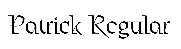 Patrick Regular  Free Fonts Download