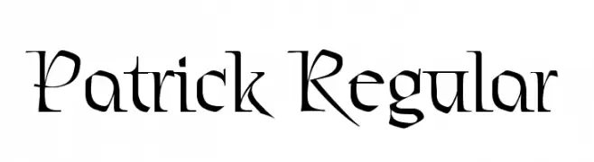 Patrick Regular  Frei Schriftart Herunterladen