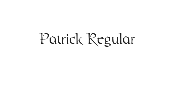 Patrick Regular Logo