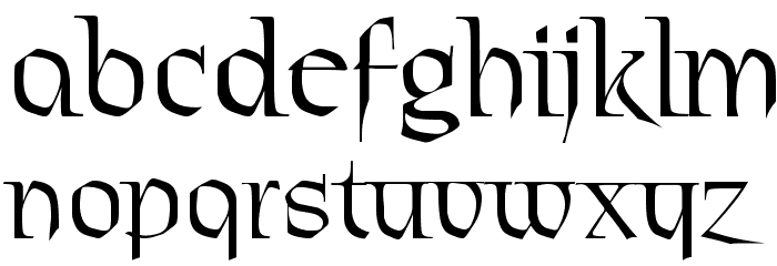 Patrick Regular Font LOWERCASE