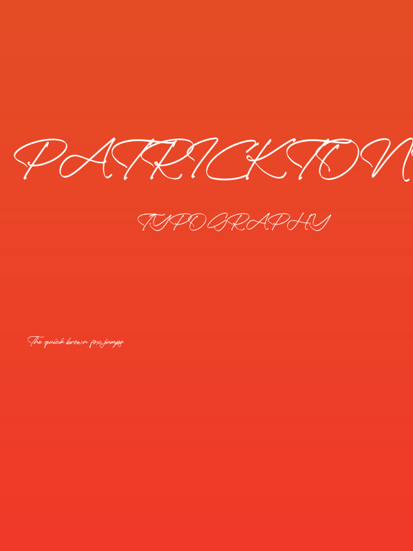 Patrick Tonight Poster