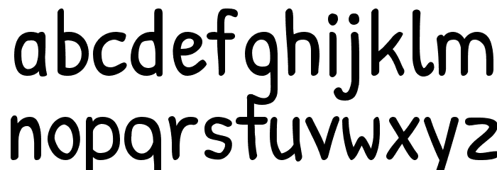 PatrickHand Font LOWERCASE