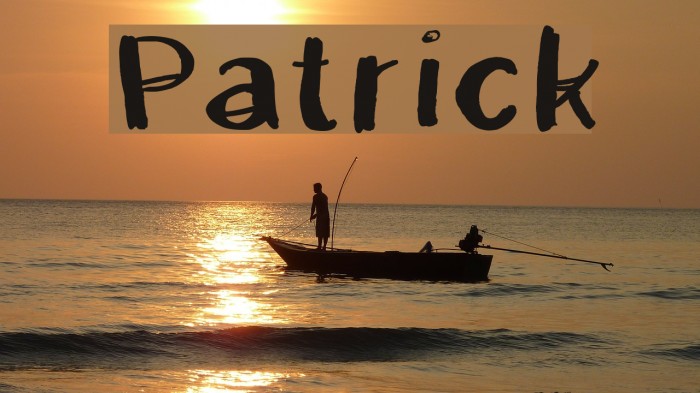 Patrick Font examples