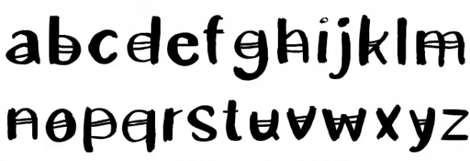 Patrick फ़ॉन्ट लोअरकेस