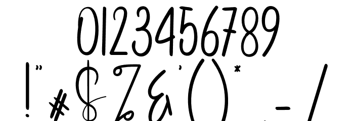 Patricks Font OTHER CHARS
