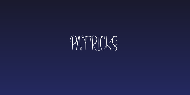 Patricks Social Header