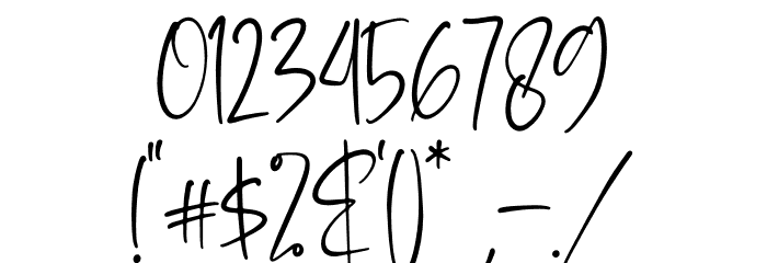 Patricksta Font OTHER CHARS