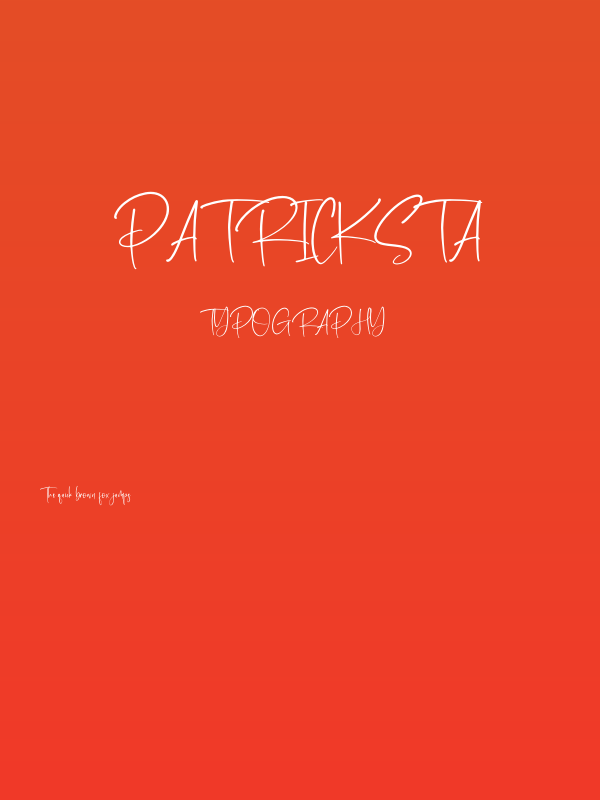 Patricksta Poster