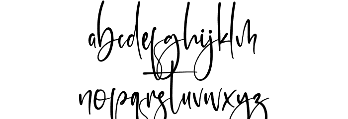 Patricksta Font LOWERCASE