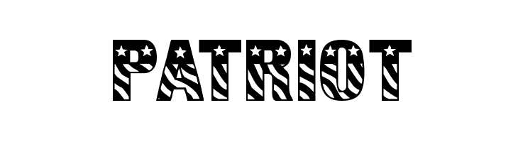 Patriot  免费字体下载
