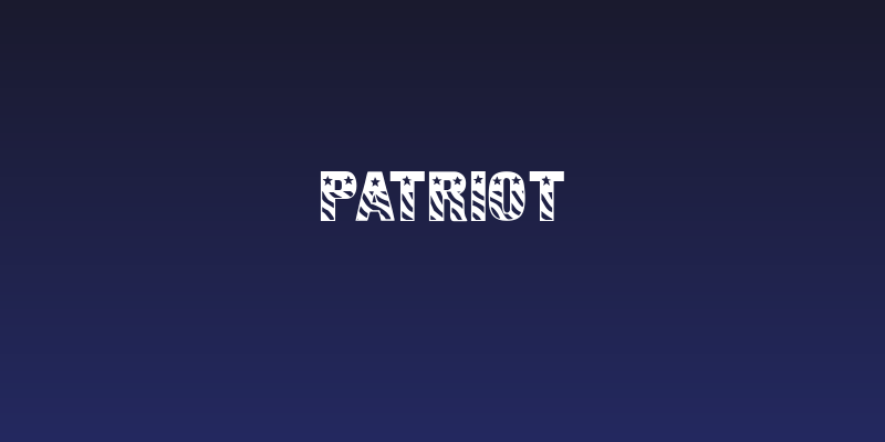 Patriot Social Header