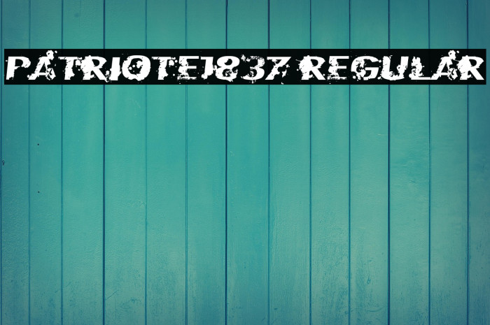 Patriote1837 Regular Example 3