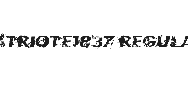 Patriote1837 Regular Logo