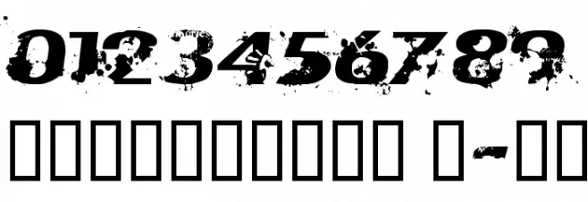 Patriotes1837 Regular Font OTHER CHARS