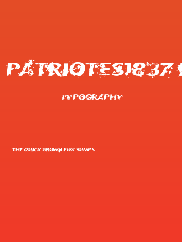 Patriotes1837 Regular Poster
