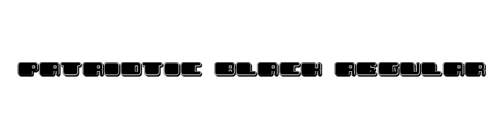 Patriotic Black Regular  フリーフォントのダウンロード