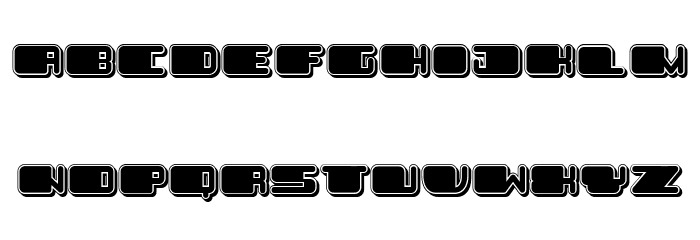 Patriotic Black Regular Font LOWERCASE