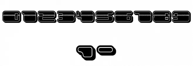 Patriotic Filled Regular Font OTHER CHARS