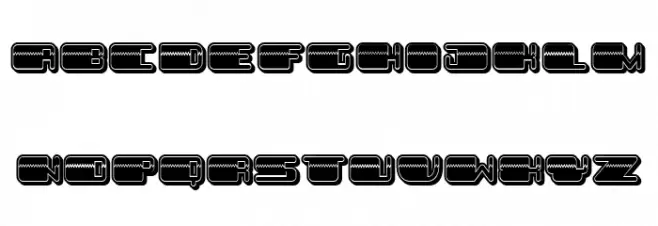 Patriotic Filled Regular Font UPPERCASE