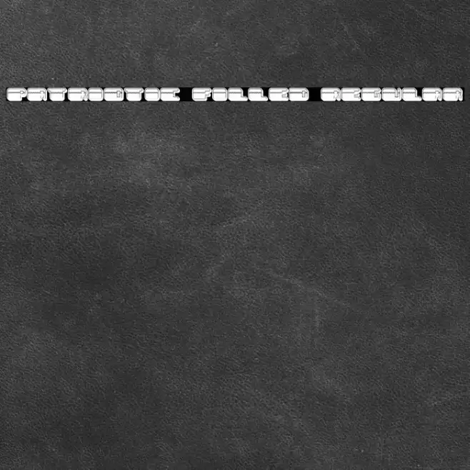 Patriotic Filled Regular Font examples